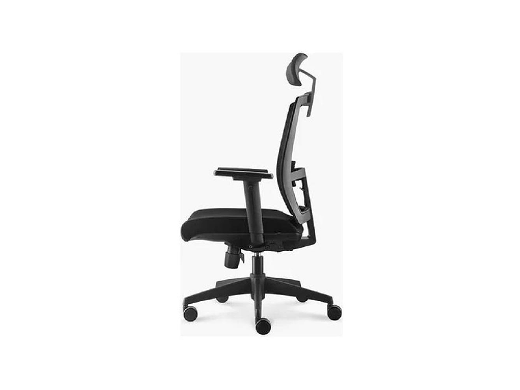 SILLA DE OFICINA TAYLOR SYNCRO CON CABECERO COLOR NEGRO 3