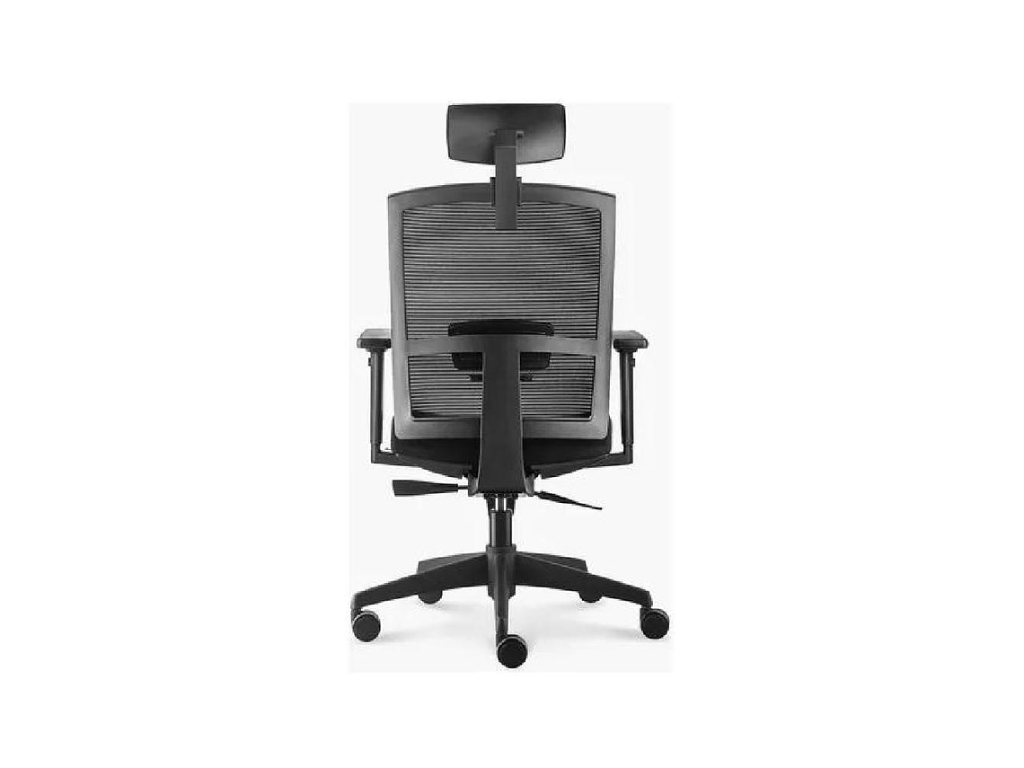 SILLA DE OFICINA TAYLOR SYNCRO CON CABECERO COLOR NEGRO 4