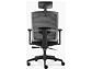 SILLA DE OFICINA TAYLOR SYNCRO CON CABECERO COLOR NEGRO - Miniatura 4