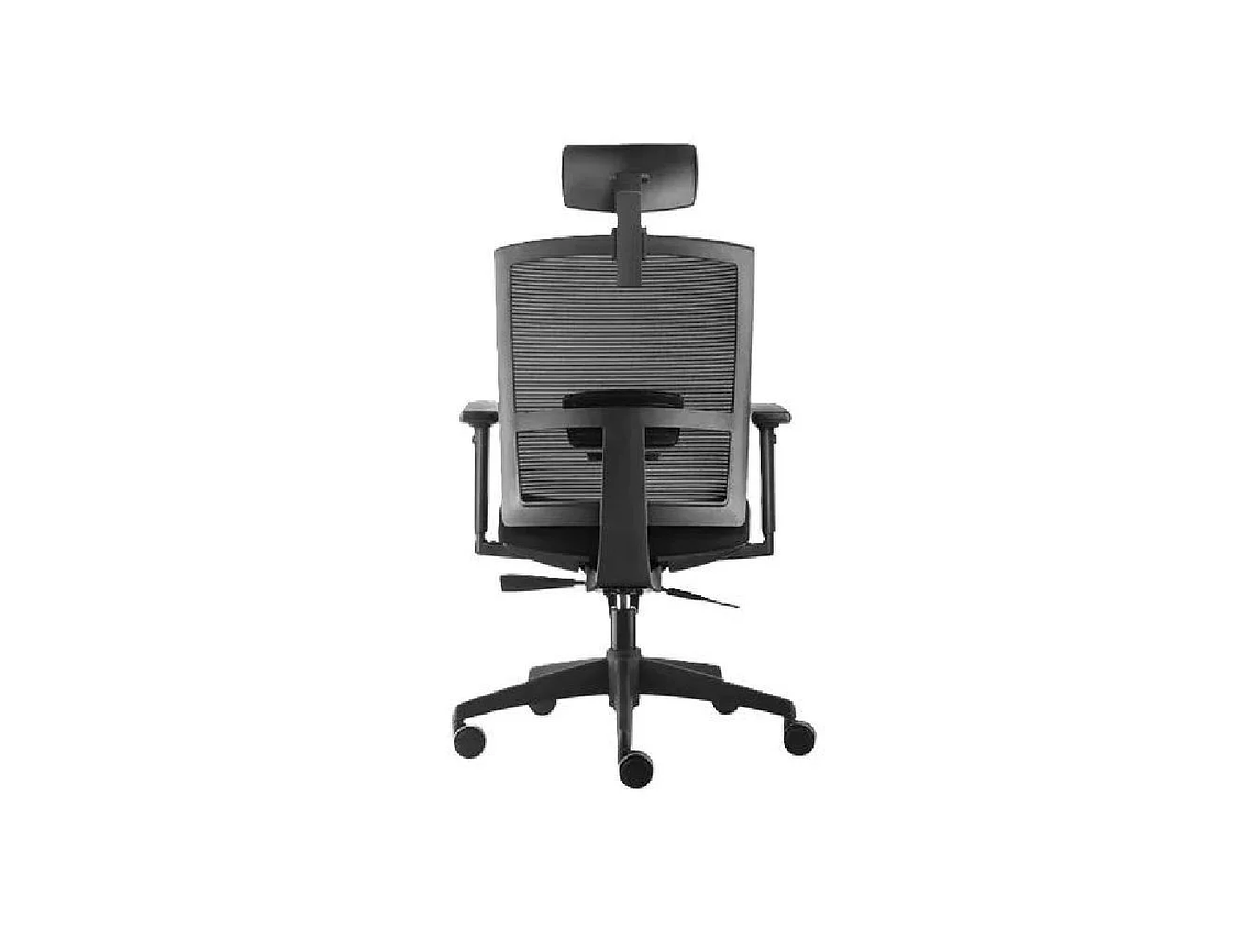 SILLA DE OFICINA TAYLOR SYNCRO CON CABECERO COLOR NEGRO 4