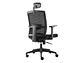 SILLA DE OFICINA TAYLOR SYNCRO CON CABECERO COLOR NEGRO - Miniatura 5