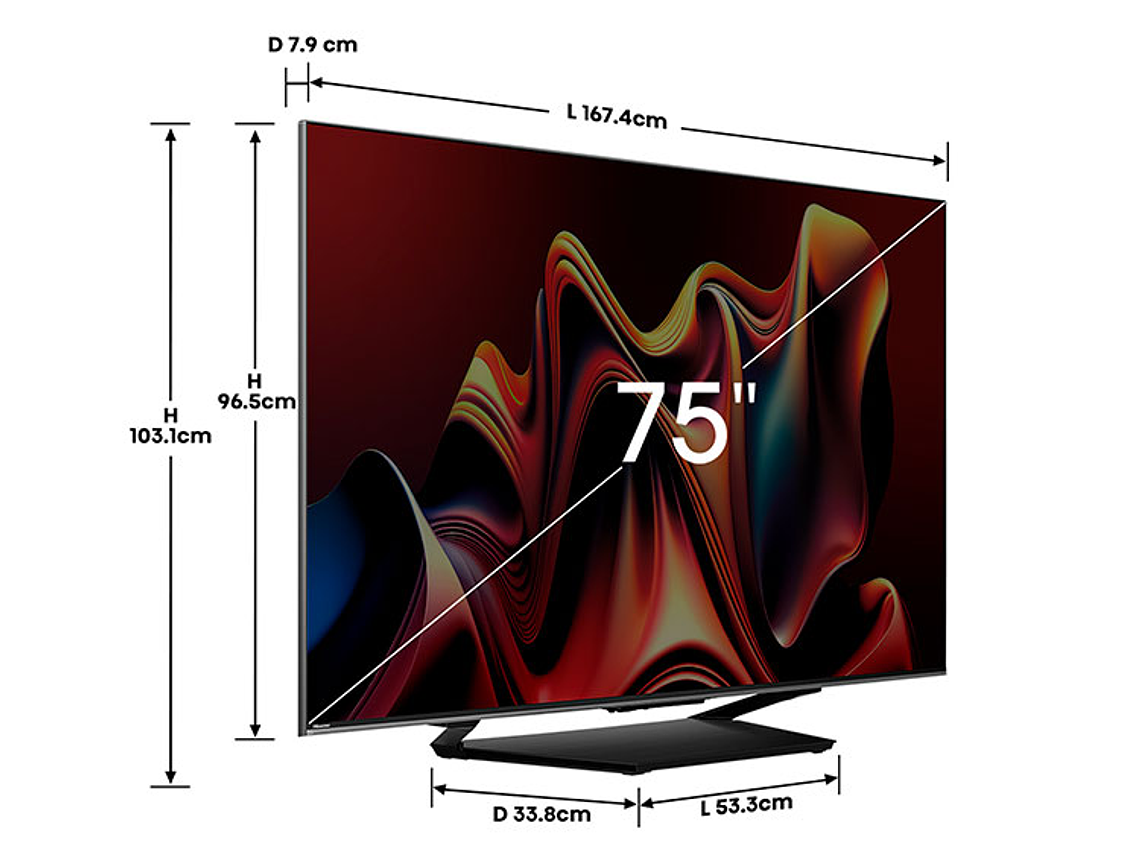 SMART TV HISENSE MINI LED UHD 4K 75