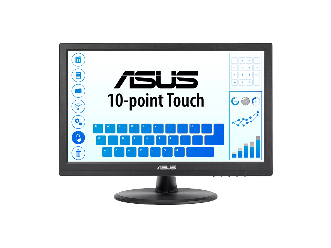 ASUS MONITOR TOUCH LED VT168HR 15.6' HD 10 PUNTOS TÁCTILES NEGRO 4