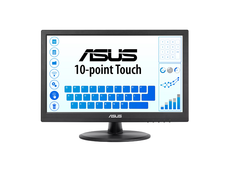 ASUS MONITOR TOUCH LED VT168HR 15.6' HD 10 PUNTOS TÁCTILES NEGRO 4