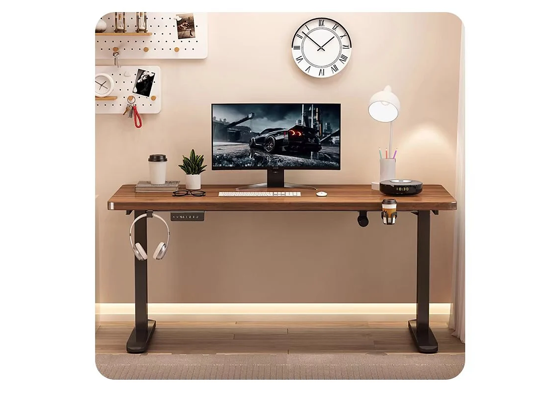 ESCRITORIO DE LUJO ERGONOMICO ELECTRICO DE 160 CM CON ALTURA AJUSTABLE 1