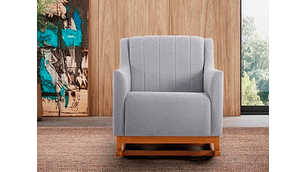 POLTRONA MECEDORA KIDSCOOL SOGNARE MADERA GRIS