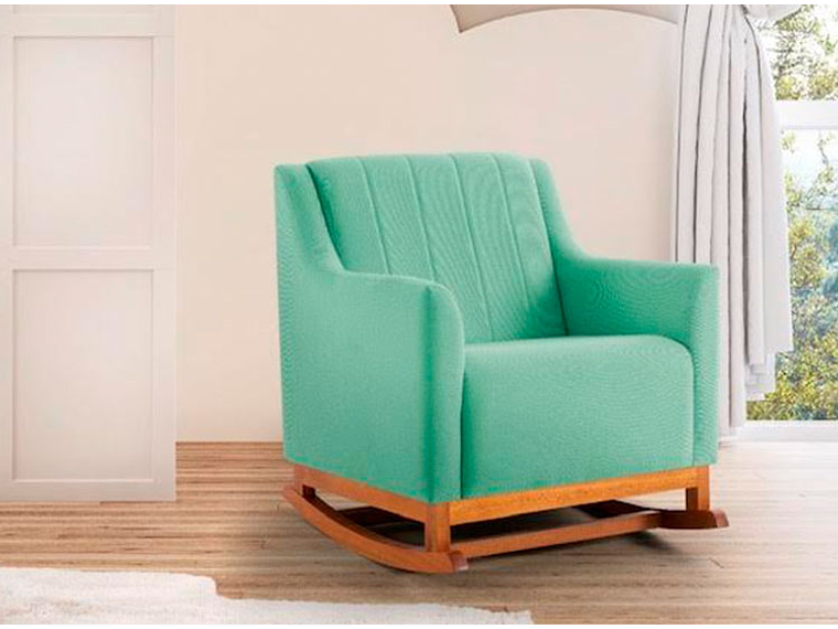 POLTRONA MECEDORA KIDSCOOL SOGNARE MADERA VERDE 2