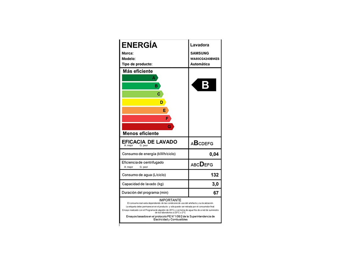 LAVADORA DE CARGA SUPERIOR 8KG CON TECNOLOGÍA DIGITAL INVERTER 4
