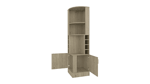 BAR FMFURNITURE ESQUINERO SOPORTE COPAS FM 001C CAFE CLARO