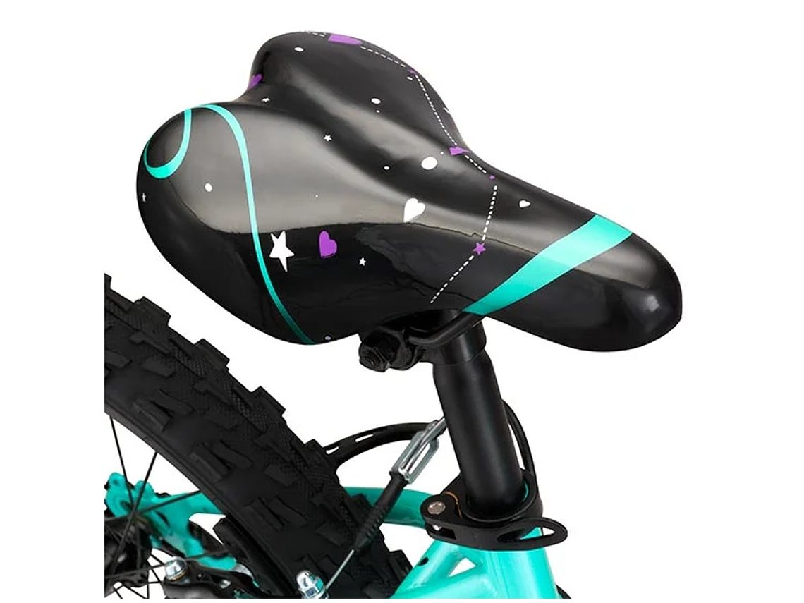 BICICLETA INFANTIL OXFORD LUNA VERDE ARO 20 5