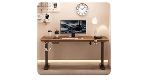 ESCRITORIO DE LUJO ERGONOMICO ELECTRICO DE 140 CM CON ALTURA AJUSTABLE