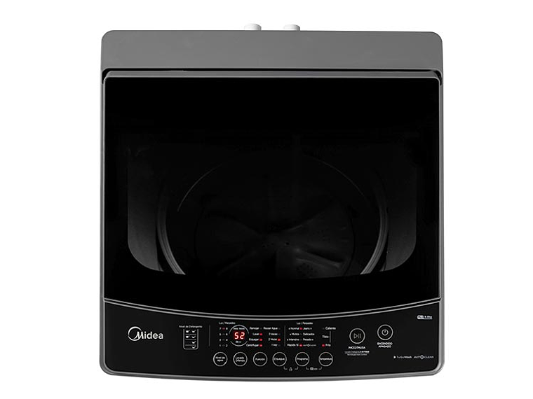 LAVADORA CARGA SUPERIOR MIDEA MLS-095GE04N 9.5KG GRAFITO 3