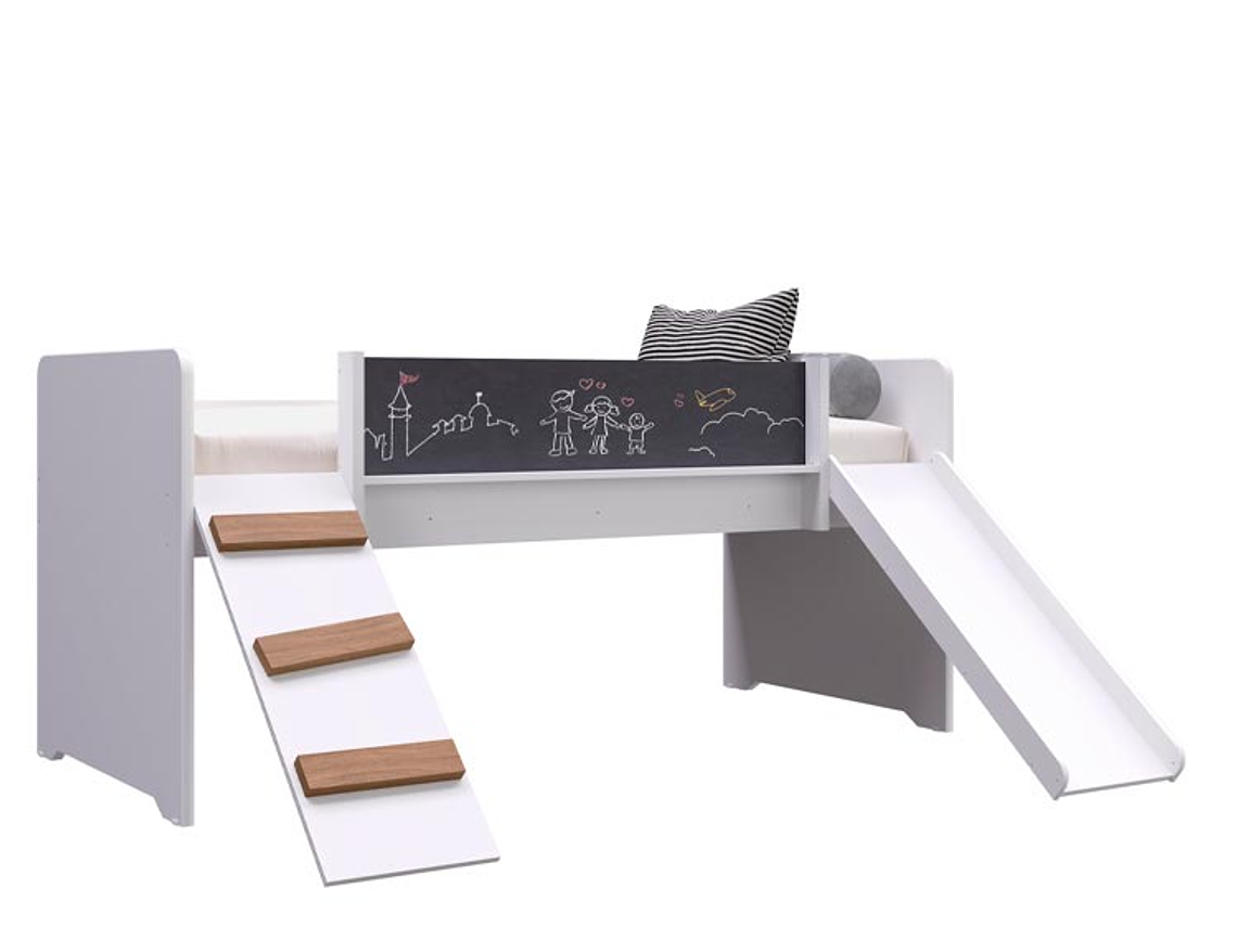 CAMA TRANSICIÓN INFANTIL KIDSCOOL PLAYGROUND BLANCO 1