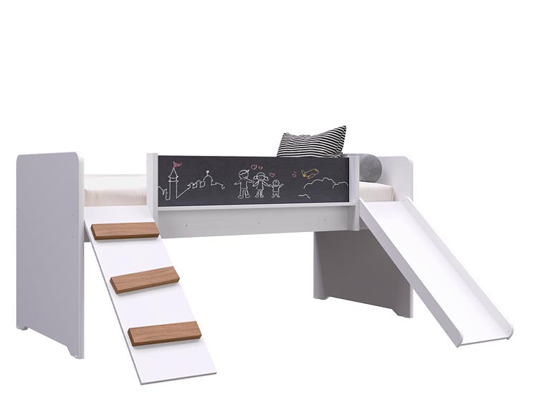 CAMA TRANSICIÓN INFANTIL KIDSCOOL PLAYGROUND BLANCO 1