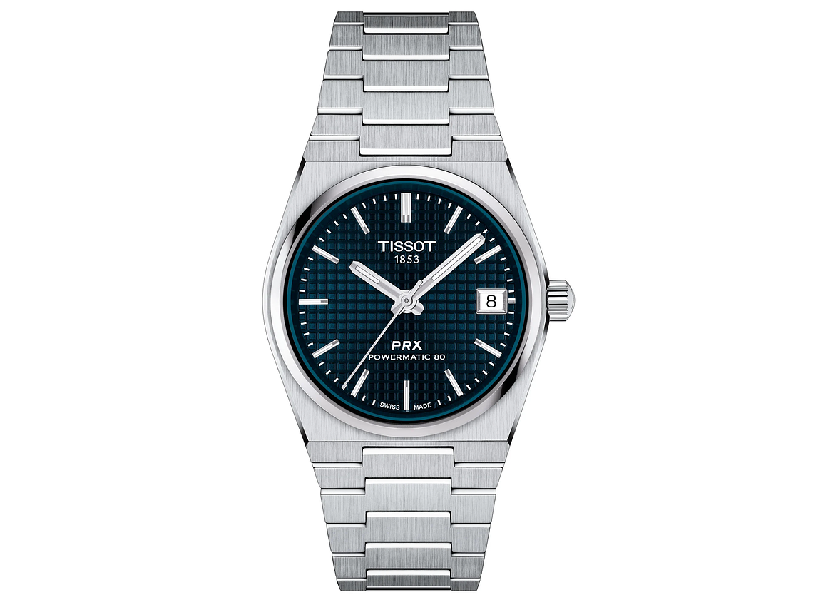 RELOJ TISSOT MUJER PRX POWERMATIC 35MM AZUL 1