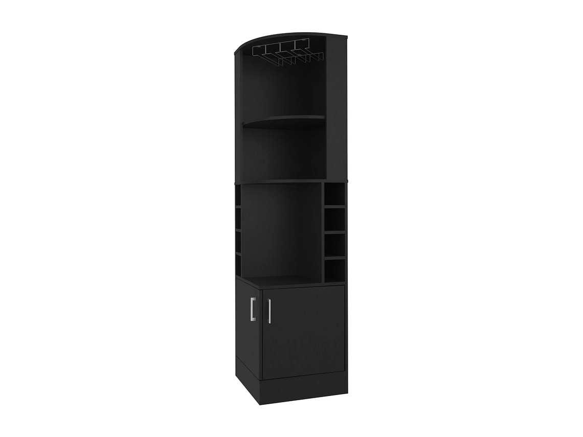 BAR FMFURNITURE ESQUINERO SOPORTE COPAS FM 001N NEGRO 3