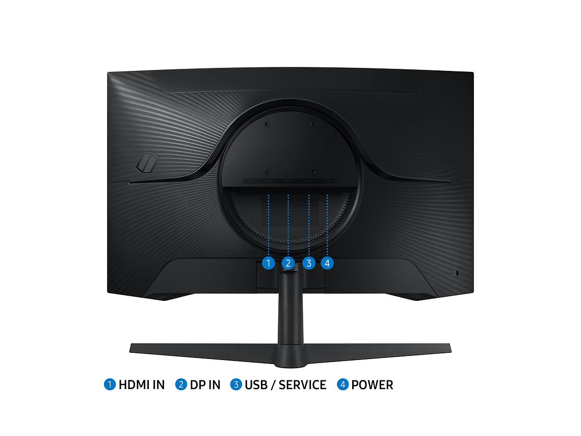 MONITOR SAMSUNG 32' ODYSSEY G5 G55C QHD 165HZ CURVED GAMING 4