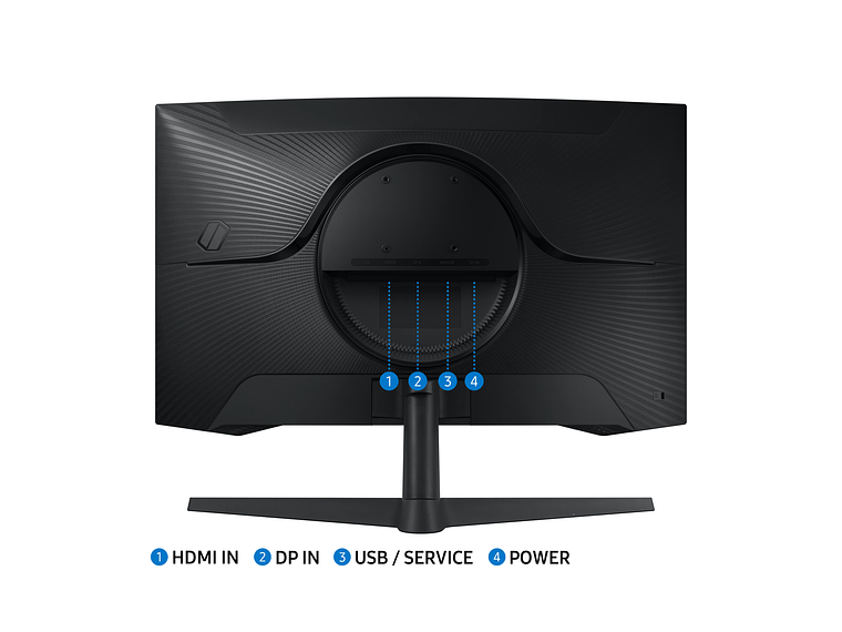 MONITOR SAMSUNG 32' ODYSSEY G5 G55C QHD 165HZ CURVED GAMING 4