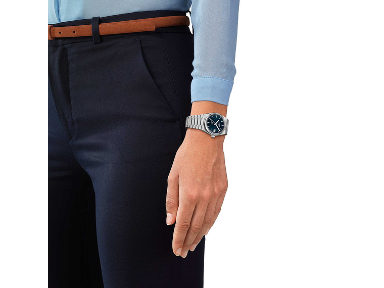 RELOJ TISSOT MUJER PRX POWERMATIC 35MM AZUL 3