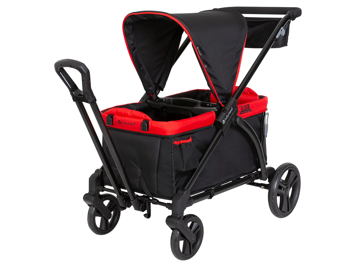 CARRO PASEO WAGON Y COCHE DOBLE MUV EXPEDITION 2 EN 1 MARS RED 1