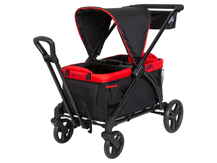 CARRO PASEO WAGON Y COCHE DOBLE MUV EXPEDITION 2 EN 1 MARS RED 1