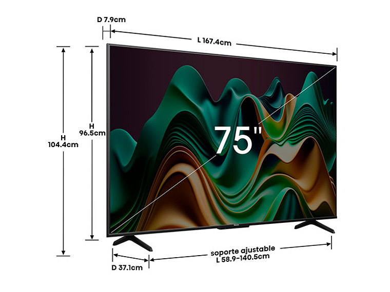SMART TV HISENSE MINI LED UHD 4K 75