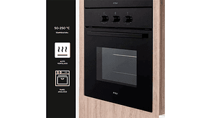 HORNO ELÉCTRICO FDV EMPOTRABLE 57 L DESIGN BLACK
