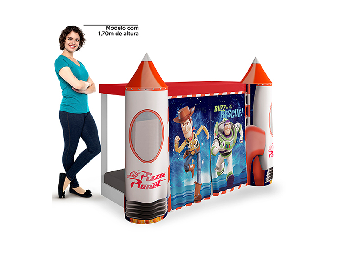 CAMA TRANSICIÓN INFANTIL DISNEY CASTILLO TOY STORY 4