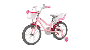 BICICLETA INFANTIL OXFORD BEAUTY ROSADO ARO 16