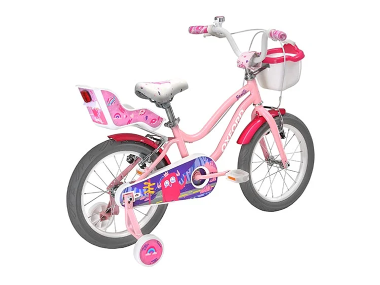 BICICLETA INFANTIL OXFORD BEAUTY ROSADO ARO 16 3