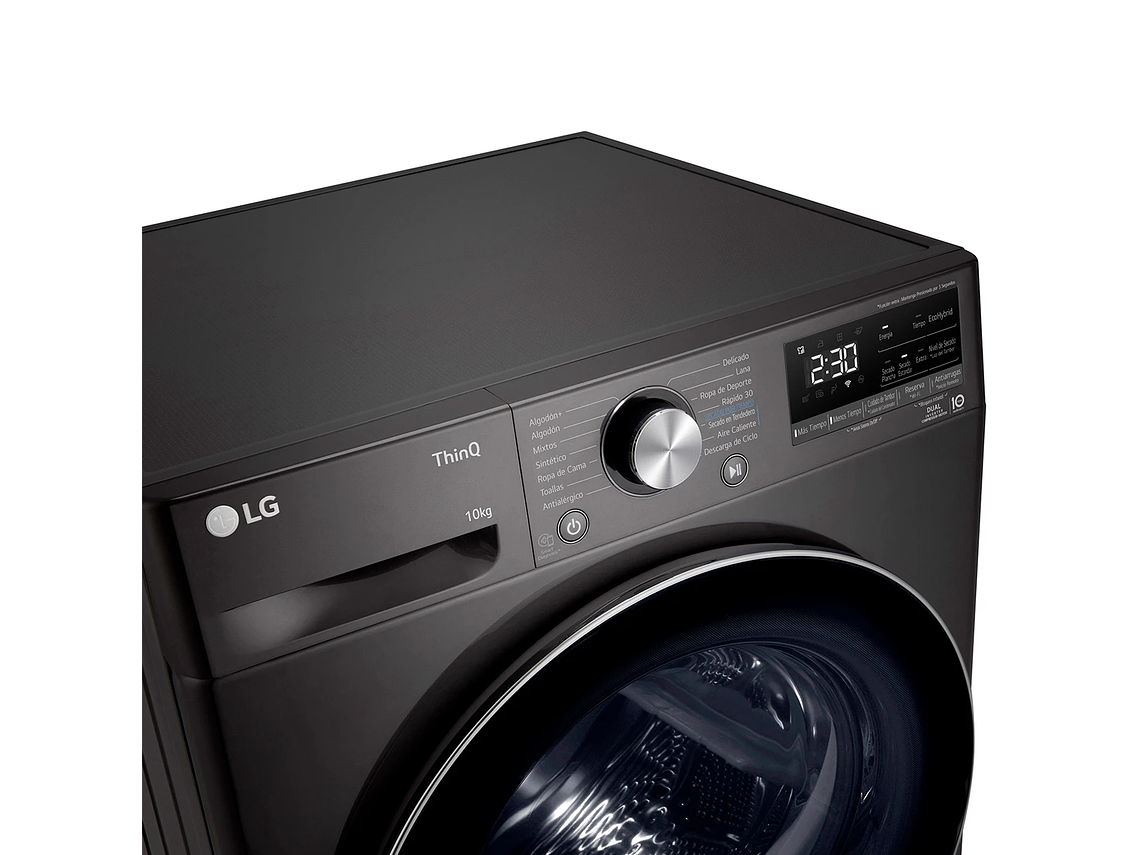 SECADORA DE ROPA LG BOMBA DE CALOR 10KG DF10BVC2S6R 8