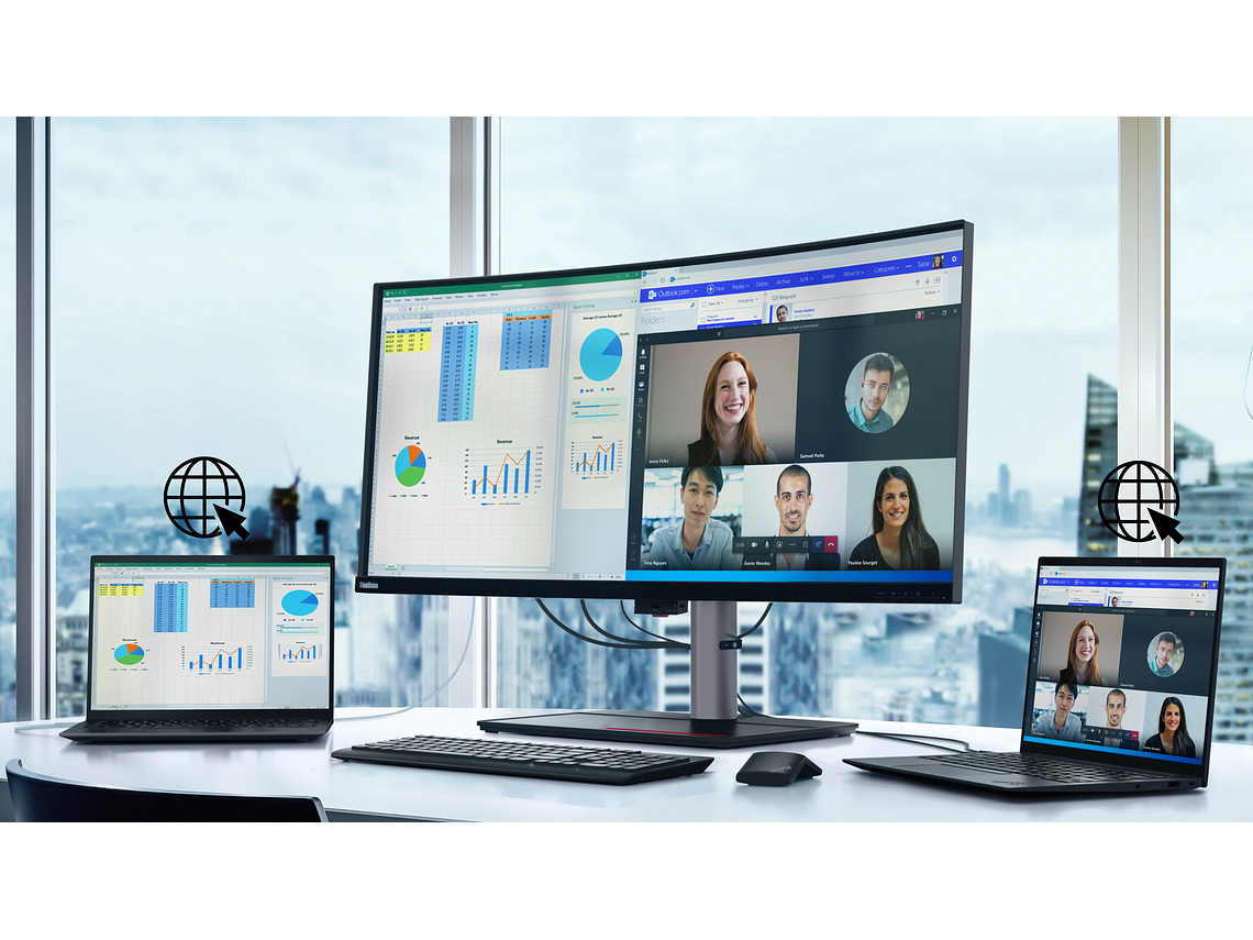 MONITOR THINKVISION P40W-20 5K2K ULTRA-WIDE CURVED LENOVO 9