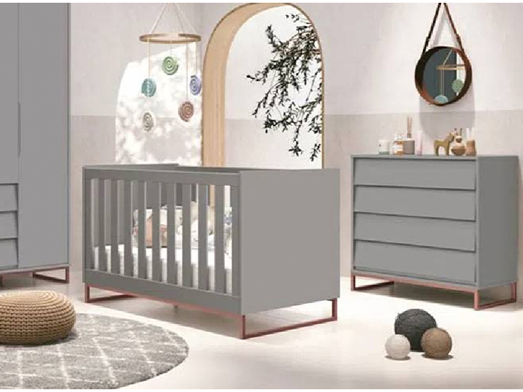 CÓMODA KIDSCOOL NOAH DESIGN 15029 GRIS 3