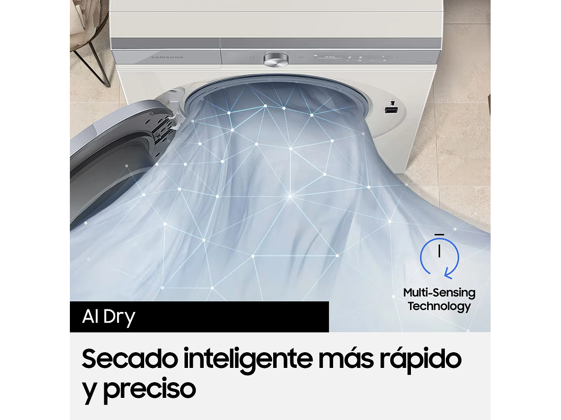 SECADORA BESPOKE 17KG CON SISTEMA DE SECADO INTELIGENTE 10