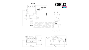 Curl Femoral Acostado Iso Lateral Beast | Obelix
