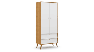ARMARIO KIDSCOOL GOLD 2 PTS BLANCO ECOWOOD