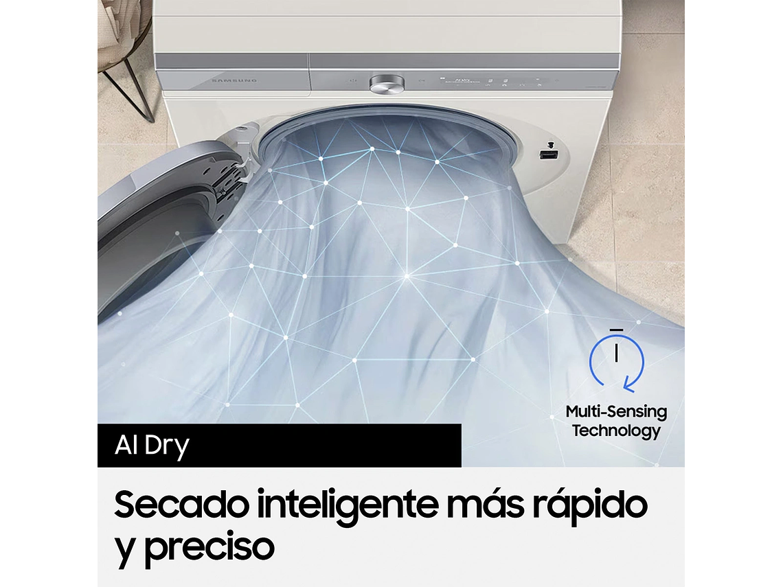 SECADORA DE ROPA BOMBA DE CALOR SAMSUNG BE SPOKE DV17B9750CV 17KG NEGRO 8