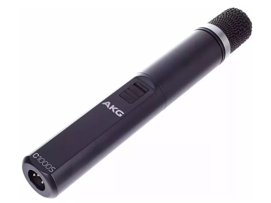  MICRÓFONO AKG C1000S CONDENSADOR CARDIOIDE E HIPERCARDIOIDE NEGRO 2