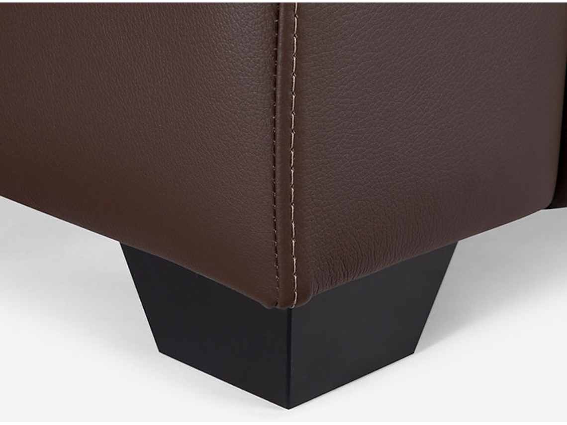 SOFÁ ROSEN MANET PIGMENTADO 2 CUERPOS CUERO 4