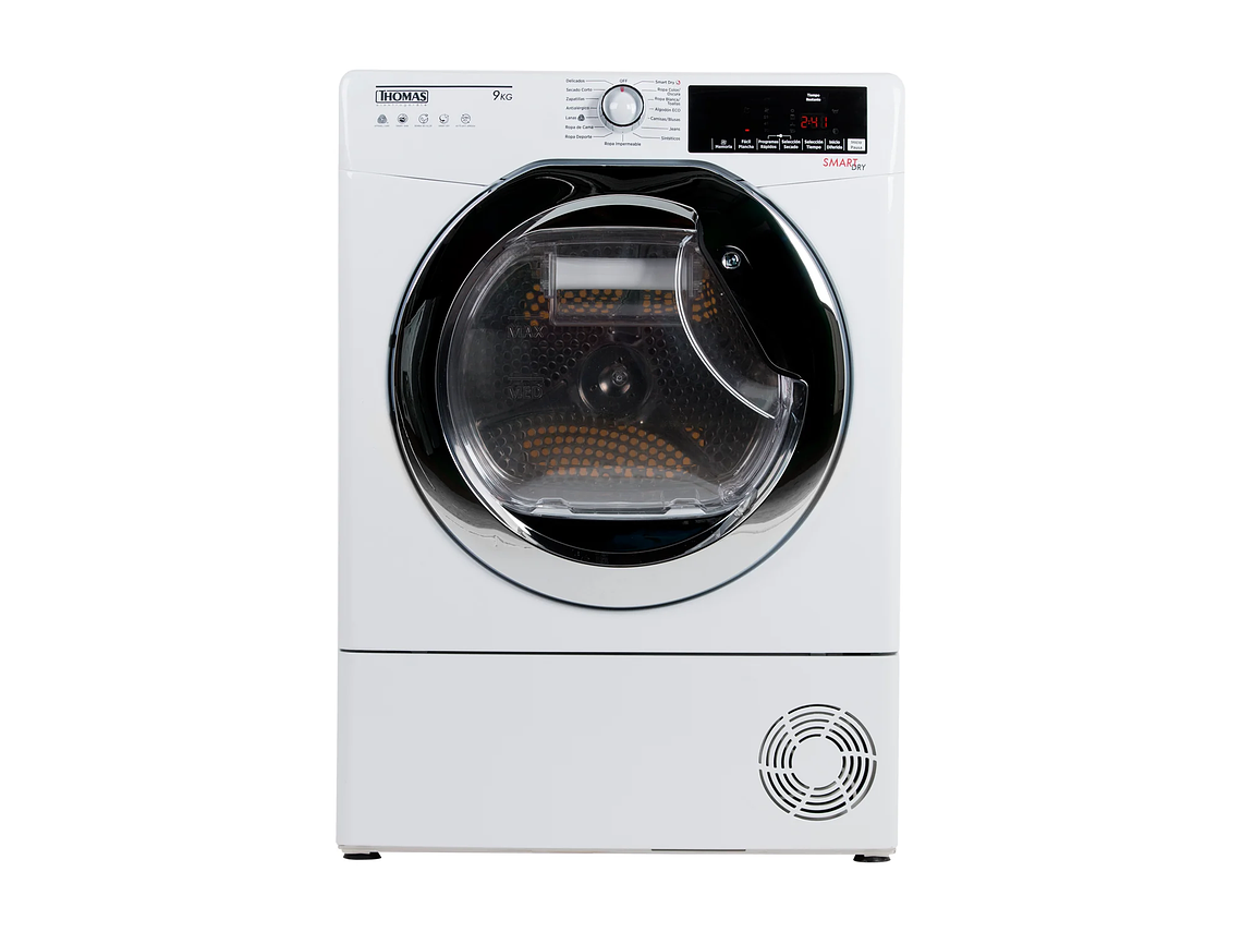 SECADORA ELE CTRICA 9 KG POR CONDENSACION CON BOMBA CALOR 1