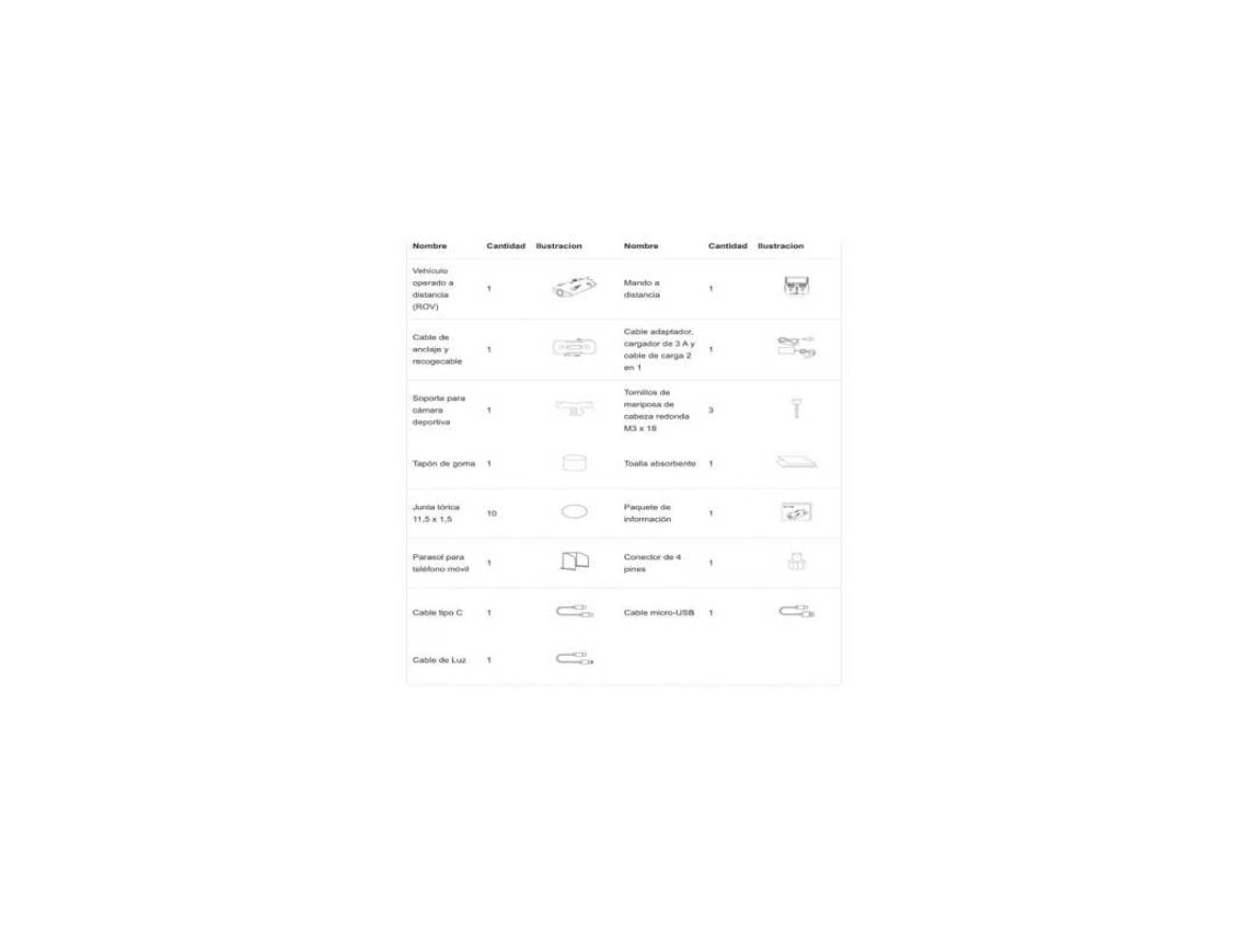 CHASING GLADIUS MINI S DRON SUBMARINO CON CÁMARA 4K UHD (200M) 4