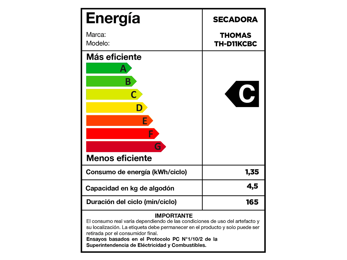 SECADORA ELE CTRICA 11 KG POR CONDENSACION CON BOMBA CALOR 6