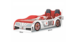 CAMA TRANSICIÓN INFANTIL KIDSCOOL FAST CAR BLANCO