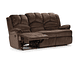 SOFÁ ROSEN JARRIE 3 CUERPOS CAFÉ RECLINABLE CHEX MANUAL - Miniatura 2