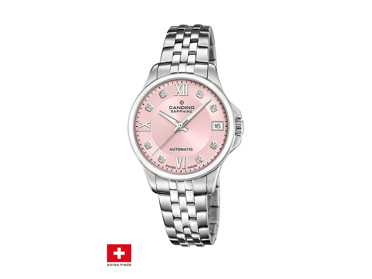 RELOJ C4770/3 CANDINO SWISS ROSA MUJER AUTOMÁTICO 1