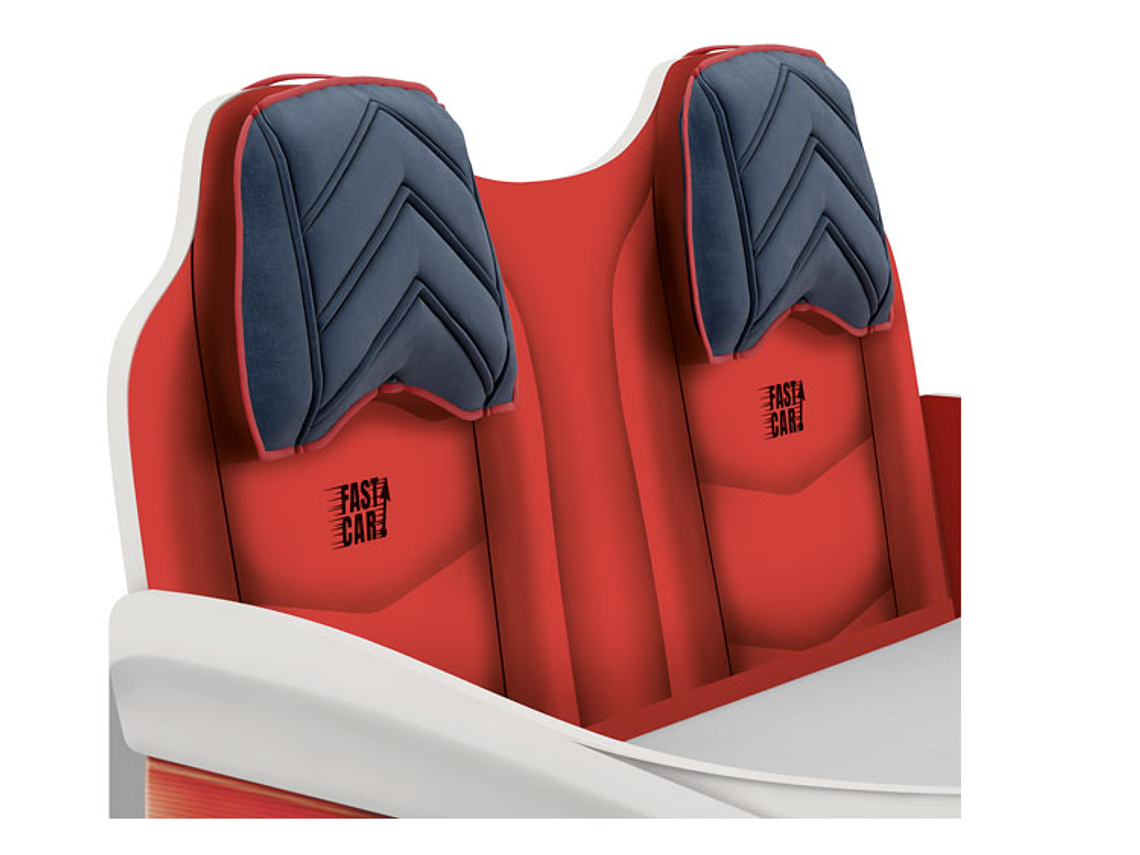 CAMA TRANSICIÓN INFANTIL KIDSCOOL FAST CAR BLANCO 3