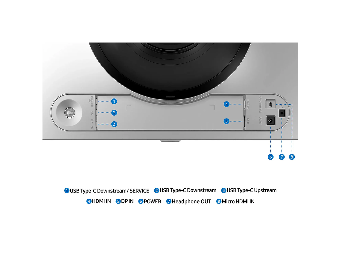 MONITOR SAMSUNG 49' G91SD ODYSSEY OLED G9 DQHD 144HZ GAMER CURVO 6