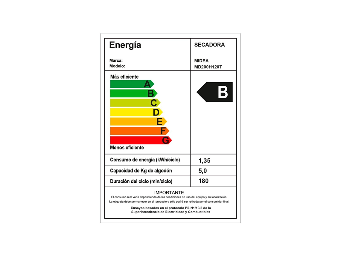 SECADORA DE ROPA BOMBA DE CALOR MIDEA MD200H120 12KG TITANIO 3