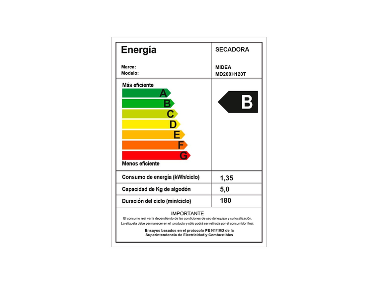 SECADORA DE ROPA BOMBA DE CALOR MIDEA MD200H120 12KG TITANIO 3