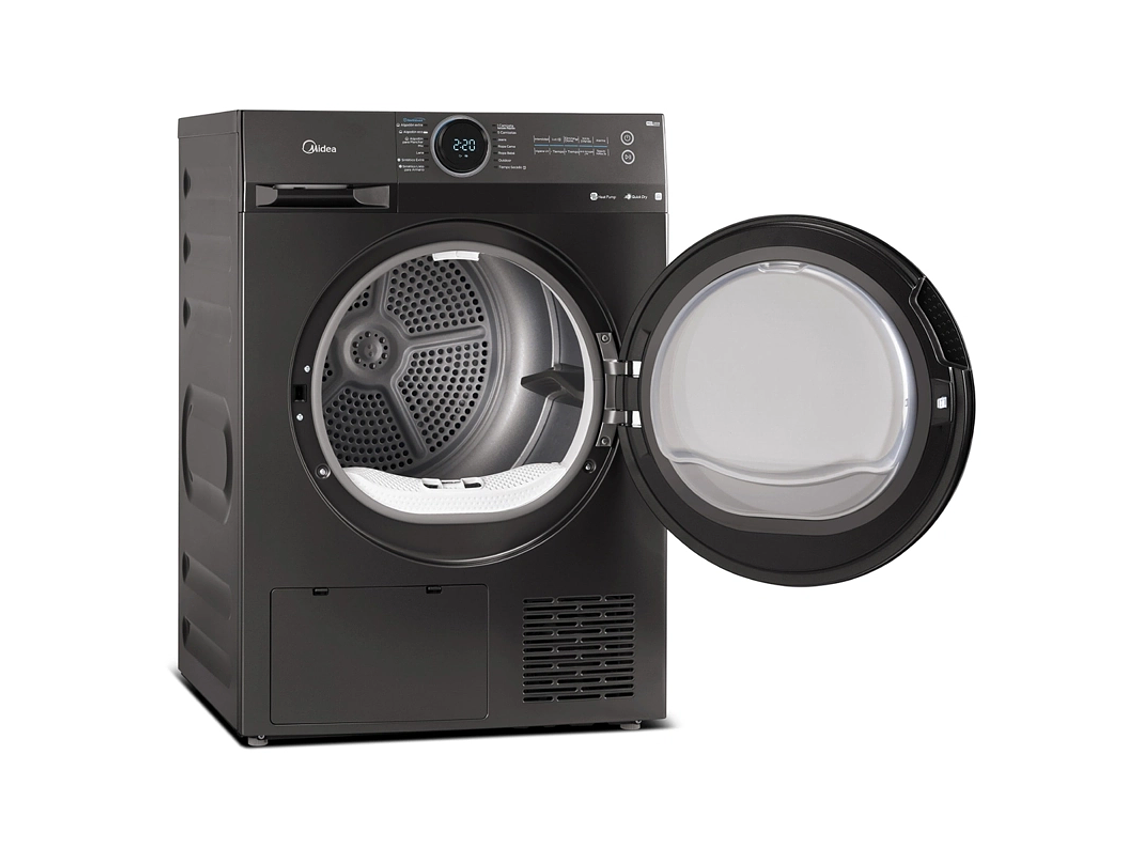 SECADORA DE ROPA BOMBA DE CALOR MIDEA MD200H120 12KG TITANIO 6